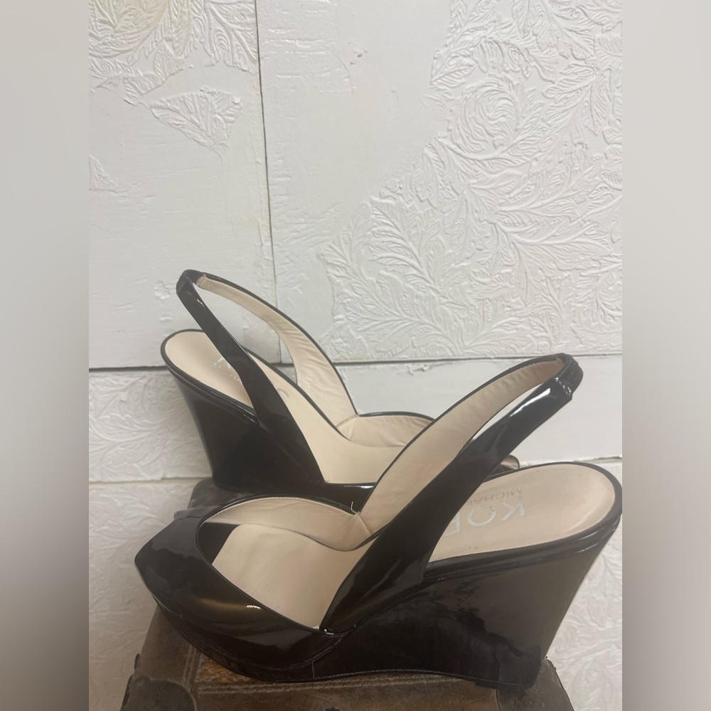 Vivian Black Patent Shoes